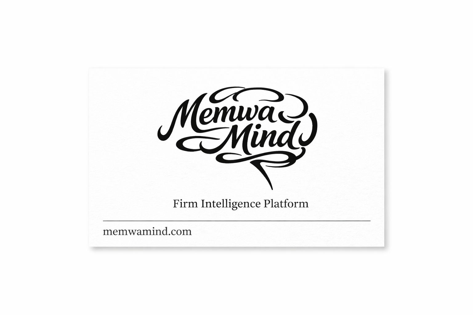 MemwaMind business card