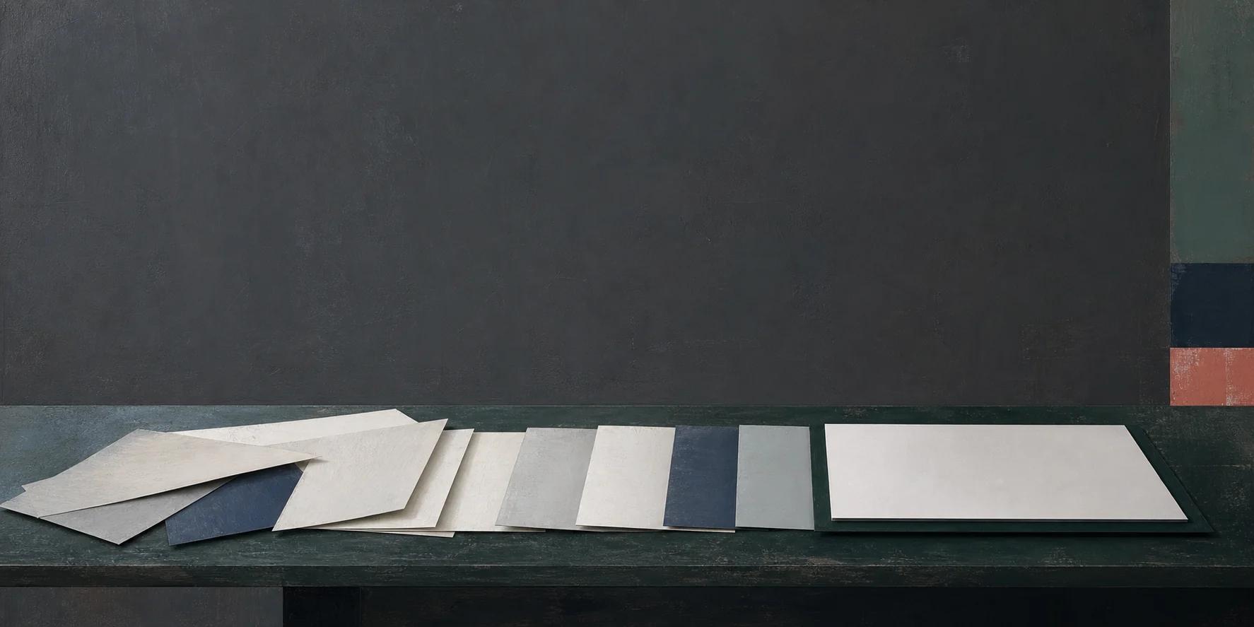 Accounting papers arranged from a loose stack into an ordered review set